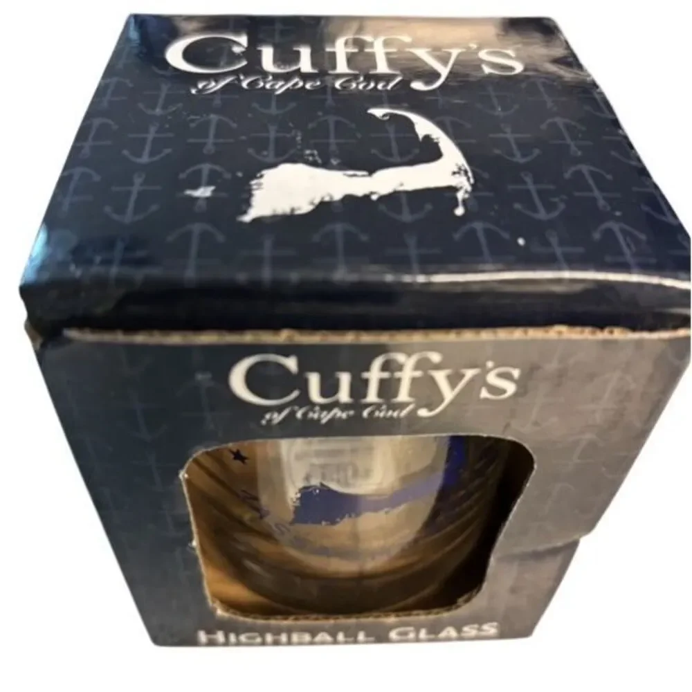 Cuffy’s Of Cape Cod Massachusetts Highball Glass *New*